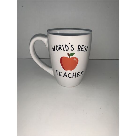 World’s Best Teacher Gift for Teacher Ceramic Coffee Tea Mug Cup - Picture 3 of 5